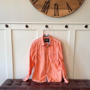 Lucky Brand Coral Button-Up Shirt